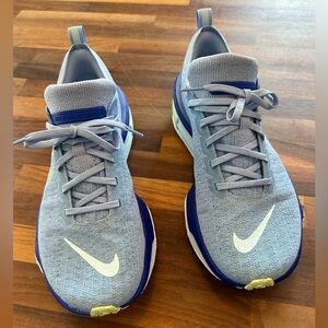 Nike Blue and Gray Athletic Shoes